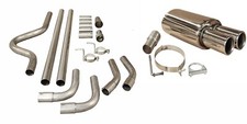 Exhaust cat back system - cat,