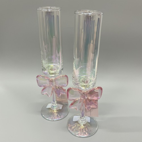 Champagne flutes glasses - flutes, pink