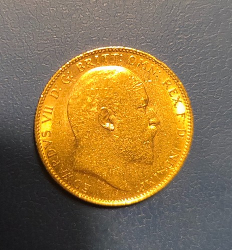 Gold sovereign coins - gold,