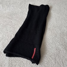 Prada Men's Scarf Black 100%