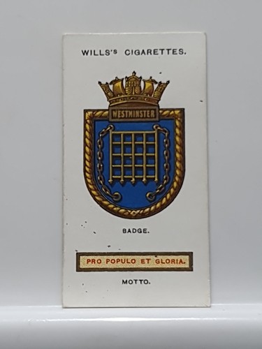 Wills cigarette card ships - wills,