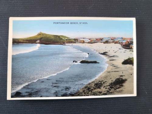 Vintage postcard porthmeor - postcard,