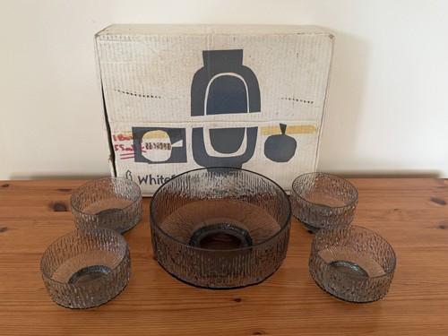 Vintage whitefriars fruit set - vintage,