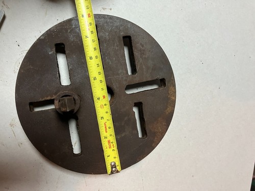 Lathe faceplate used inch - used, 8
