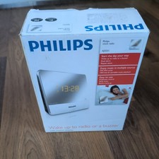 Philips Retro Alarm Clock Radio AJ3231/05 Dual Alarm Buzzer FM/MW/Aux 