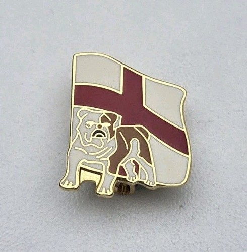 England bulldog pin badge - england,
