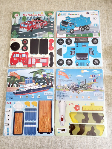 Sets model kits paper - 3d,