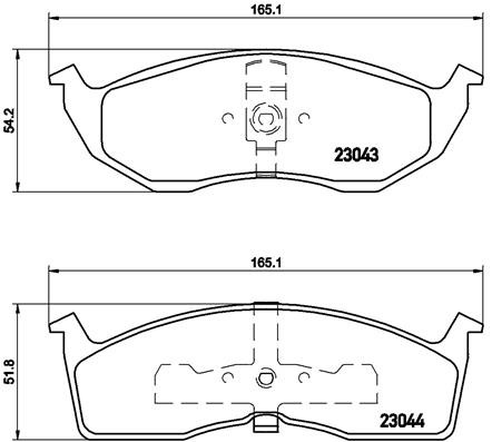 New brake pad - pad,