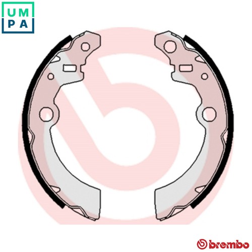 Brake shoe set 523 for - set, s