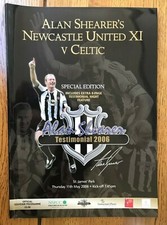 RARE ALAN SHEARER NEWCASTLE UTD TESTIMONIAL 2006 OFFICAL PROGRAMME EXCELLENT
