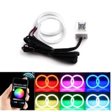 2PCS 60MM COB Eyes Halo 12V