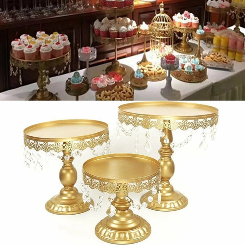 Set gold cake stand - set,