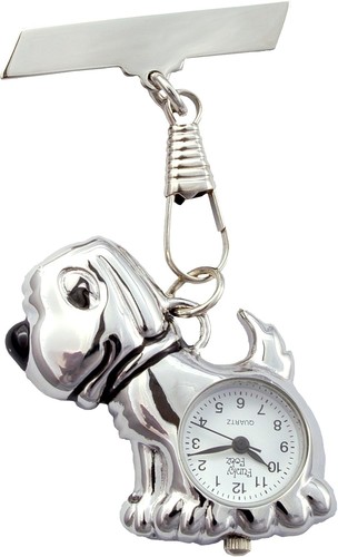 Novelty nurse dog fob watch - nurse,