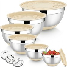 6 Piece Stainless Steel Mixing