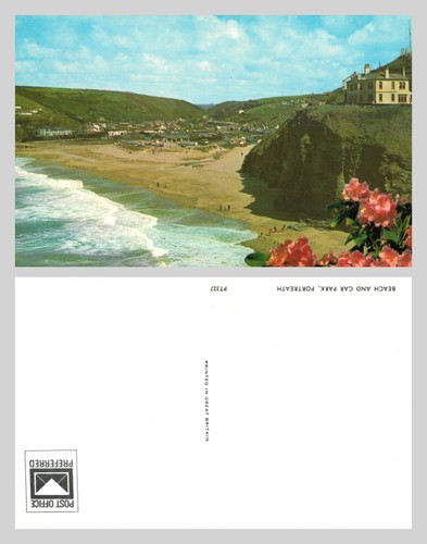 Vintage postcard beach and - postcard,