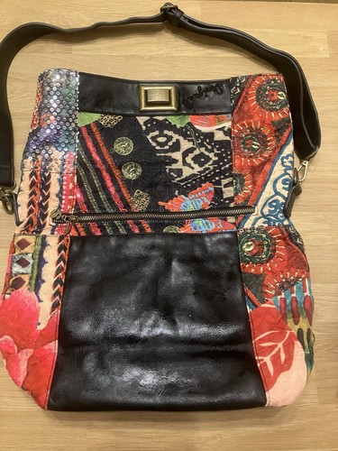 Desigual patchwork crossbody - patchwork,