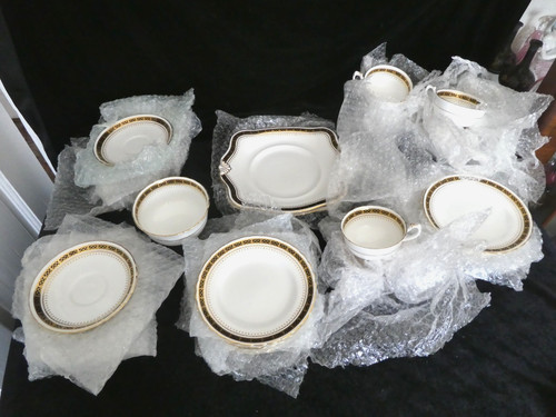 Tuscan china england cobalt - china,