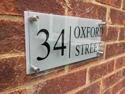 House sign wall - gate, door