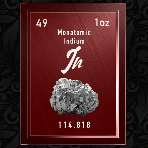 Monatomic indium pure - indium, (99%
