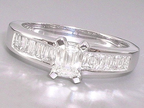 00ct emerald cut genuine - emerald,