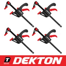 4 x 103mm Jaws Ratchet Trigger/G/Speed Clamps Woodworking Carpentry DIY Home