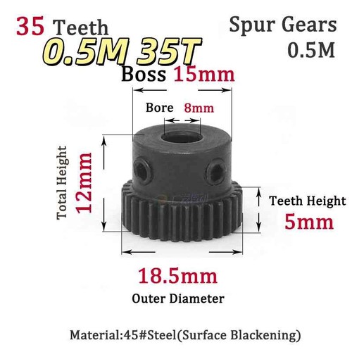 Spur gears steel pinion - spur,