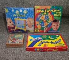 Bundle Of Childrens Games ELC Four In A Row, Soft Dart Board & Darts Ludo & More