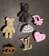 7x Fashionable Luxury Jibbitz