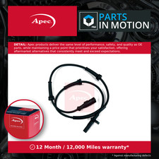 ABS Sensor fits VAUXHALL VIVARO X82 1.6D Rear 2014 on Wheel Speed 4422415 Apec