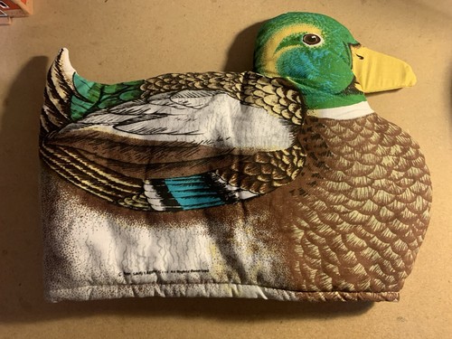 Vintage duck mallard - mallard, cotton