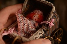 Miniature Polymer Clay Baby
