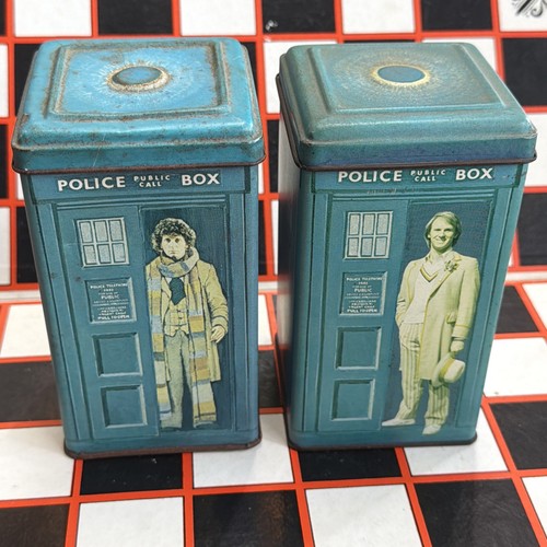 Doctor who tardis tin boxes - tin,