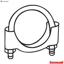 EXHAUST SYSTEM CLAMP 250-250