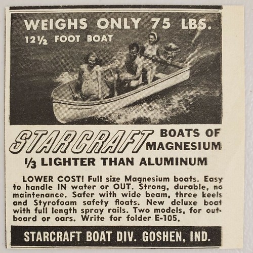 1950 print starcraft - print, ad