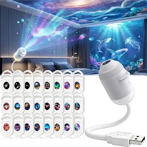 Portable led galaxy - 4k, ocean