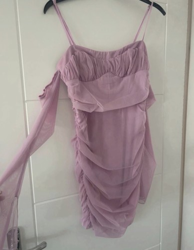 Polly lilac mesh ruched - lilac,