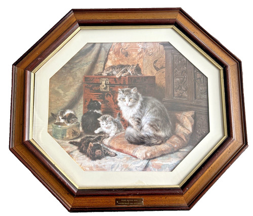 Antique print proud mother - "proud, mother"