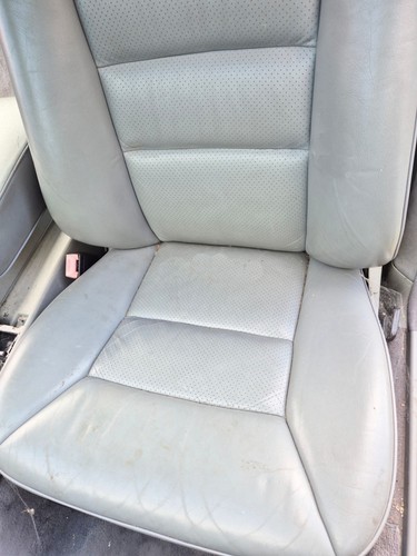 Mercedes benz grey - benz, leather