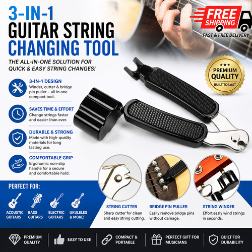 Guitar string winder 1 - guitar, in