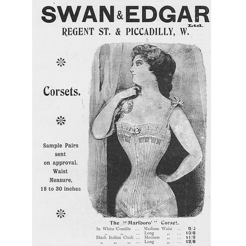 Swan edgar corsets victorian - edgar,