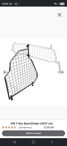 Roc boot divider - t-roc,