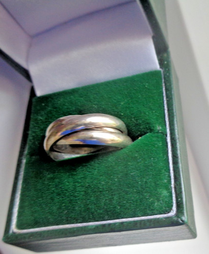 Silver wedding ring russian - ring,