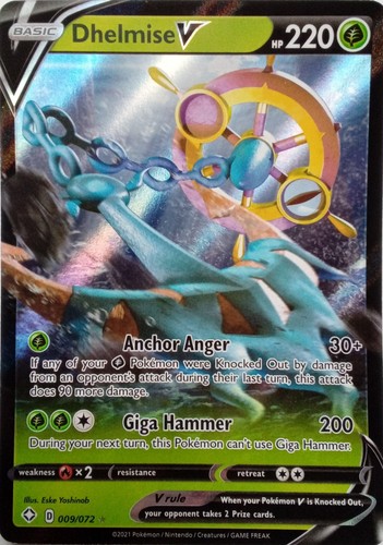 009 072 dhelmise ultra rare - 009/072, v