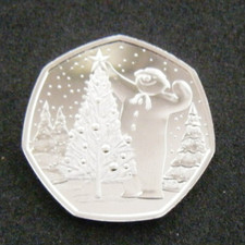 2024 The Snowman BU 50p Fifty Pence Coin Brilliant Uncirculated
