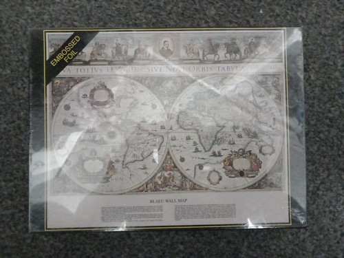 Blaeu wall map 700 piece - blaeu,