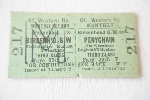 Gwr birkenhead penychain - gwr,