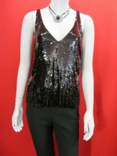 BNWT Zara strappy black sequin