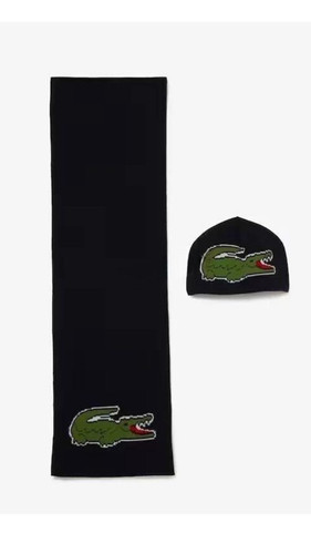 Lacoste large logo unisex wool - large,