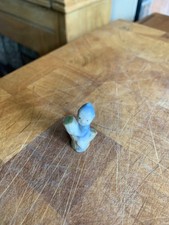 Wade 1950’s Lucky Fairy Folk Tiny Baby Pixie on Log