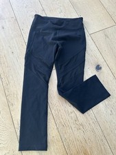 Lorna Jane Black 3/4 Leggings With Mesh Inserts Size Xs